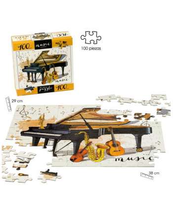 Puzzle de 100 piezas con instrumentos