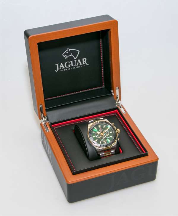 Reloj Jaguar cristal zafiro y esfera verde