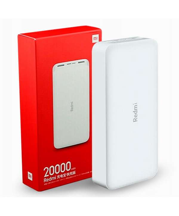 Xiaomi Redmi Powerbank Bateria Externa 20000mah Carga Rapida – Achorao