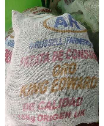 saco de papas king edward oro 15 kilos